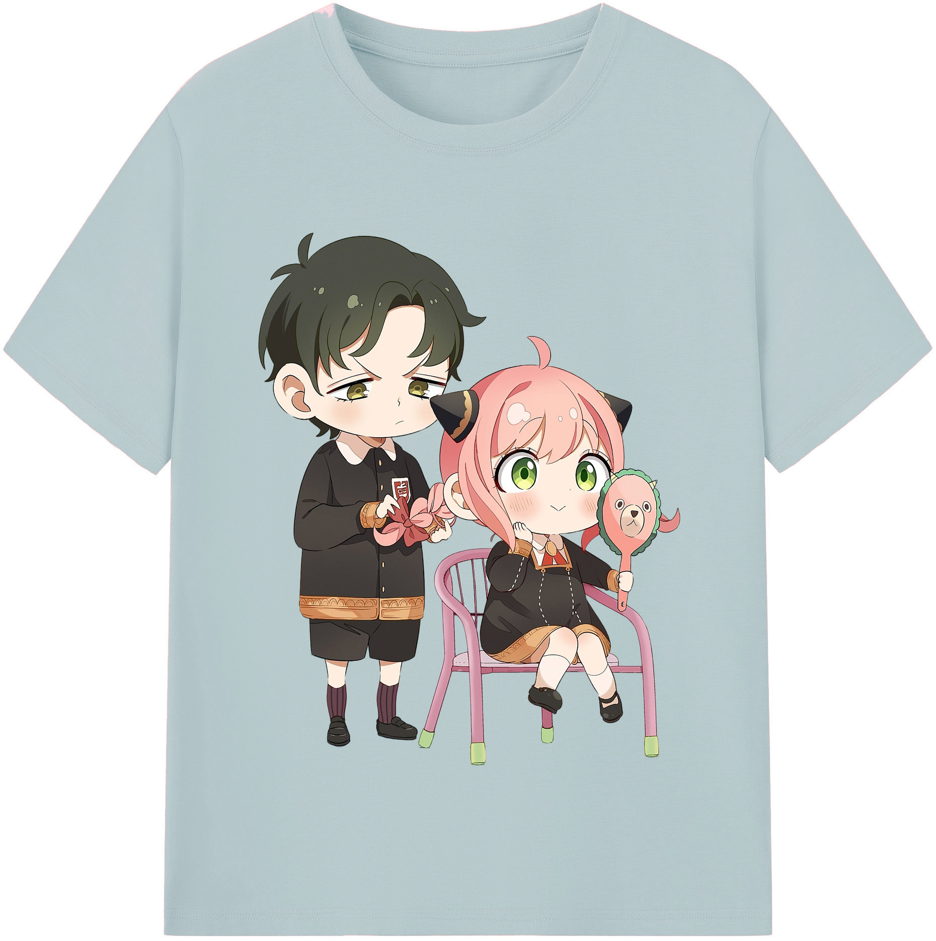 （画像用） SPY×FAMILY间谍家家酒 綿100％半袖Tシャツ（フロントプリント）